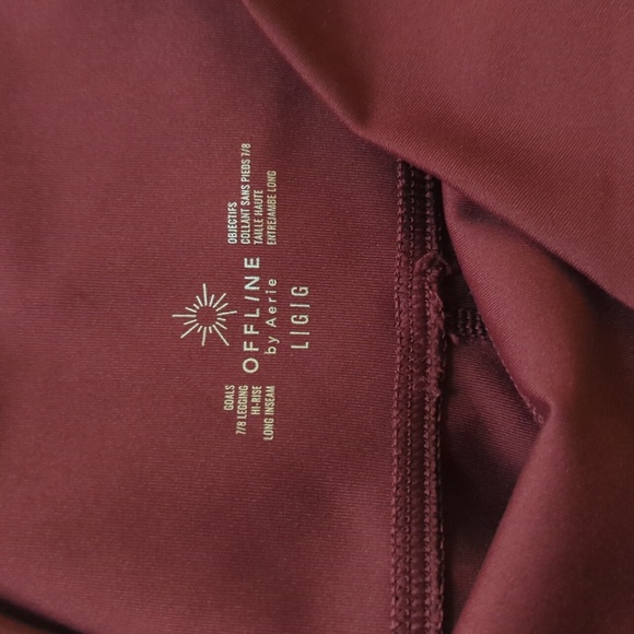 Aerie offline red leopard leggings size large - Picture 5 of 5